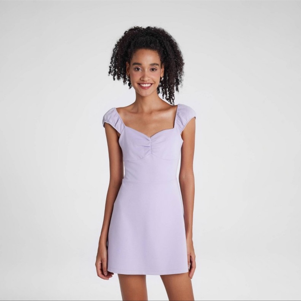 Purple women’s Wild Fable cap sleeve mini dress